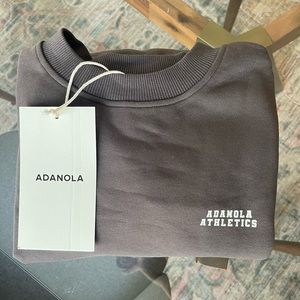 ADANOLA-Brand new, never worn, Oversized Sweatshirt - Coffee Bean - S
